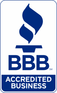 BBB logo featuring a torch symbolizing trust and integrity.